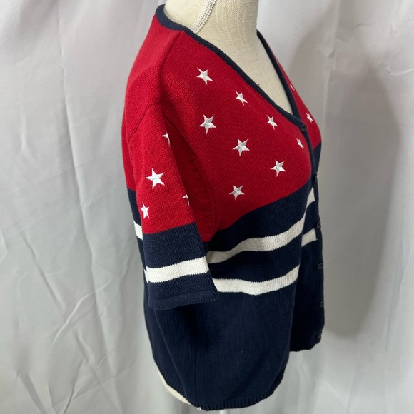 Vtg Norton Studio patriotic sweater - Picture 7 of 9